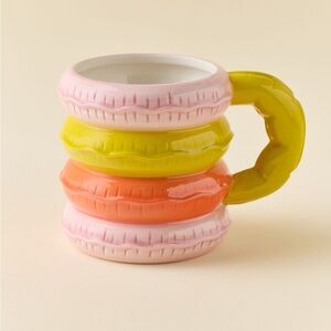 Colorful Inflatable Tube Pool Floatie Ceramic Mug
